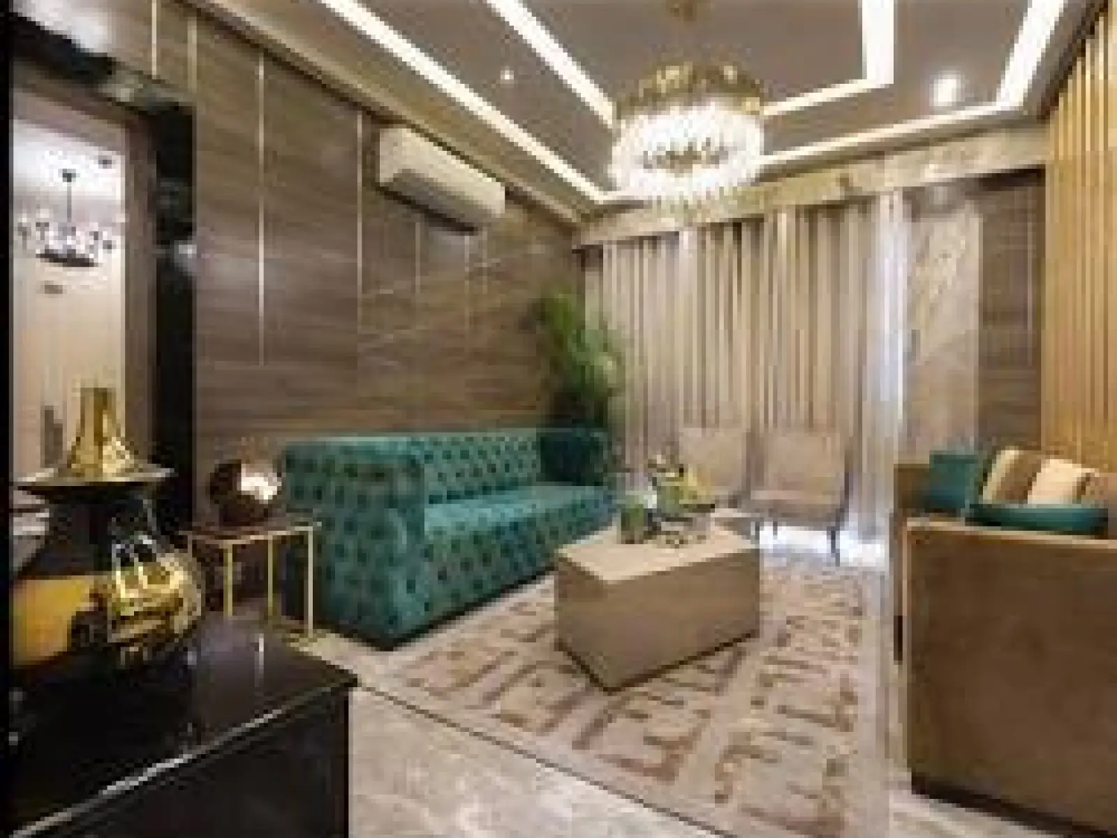 DLF Parivana South elegant living room interior in Sector 77 Gurugram